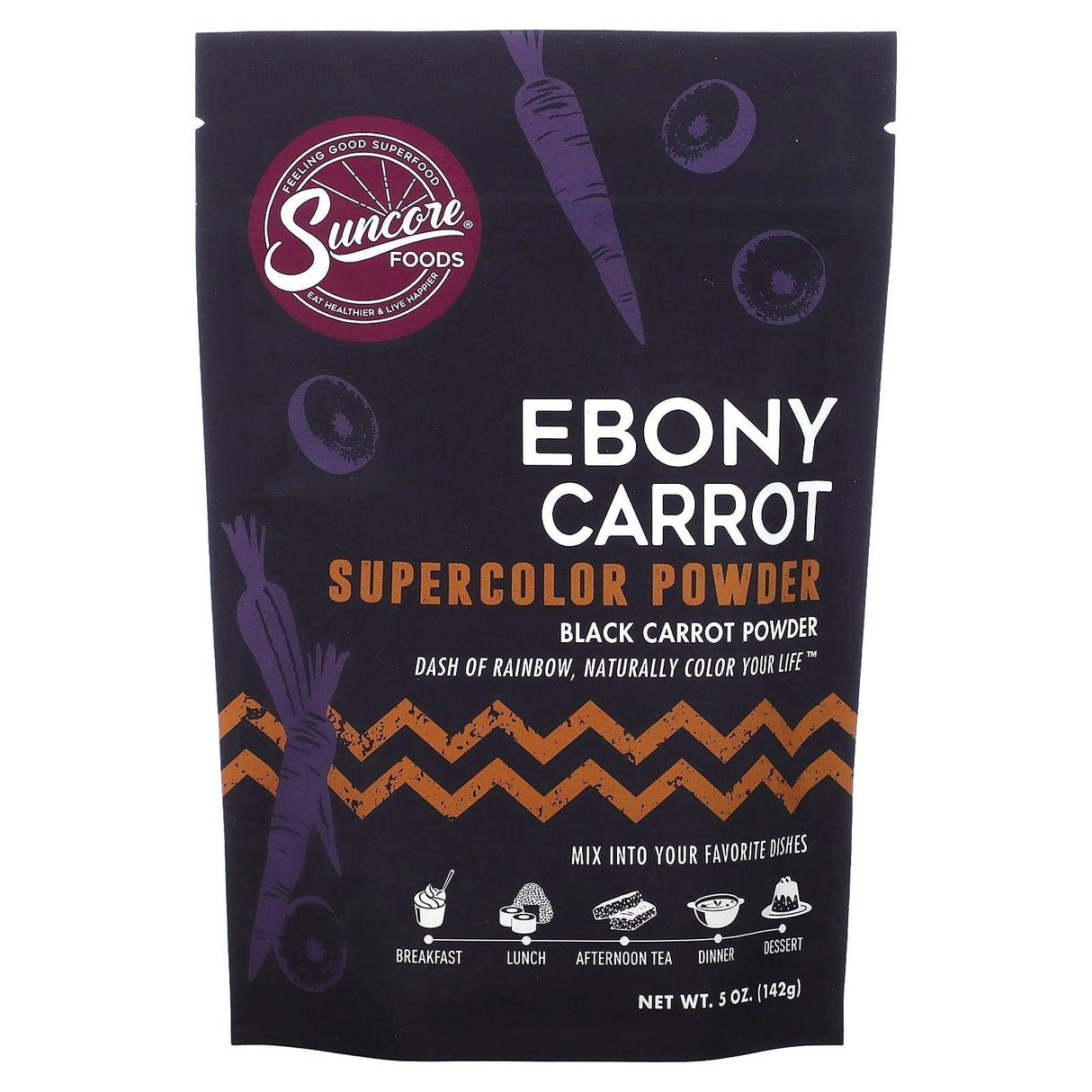 Suncore Foods, Lilac Taro Yam Supercolor Powder, Taro & Purple Sweet Potato Yam, 5 oz (142 g) - Supply Center USA