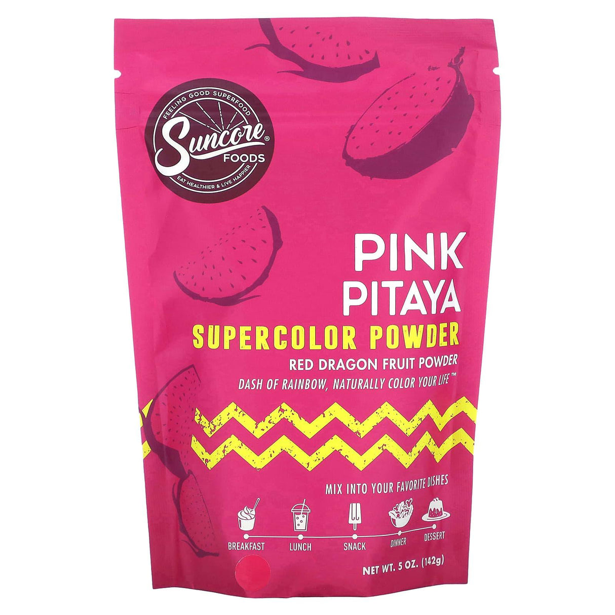 Suncore Foods, Lilac Taro Yam Supercolor Powder, Taro & Purple Sweet Potato Yam, 5 oz (142 g) - Supply Center USA