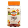 Sundown Naturals, Vitamin D3 Gummies, Strawberry, Orange, & Lemon Flavored, 25 mcg (1,000 IU), 90 Gummies - Supply Center USA