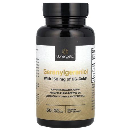 Sunergetic, Geranylgeraniol, 60 Liquid Capsules - Supply Center USA