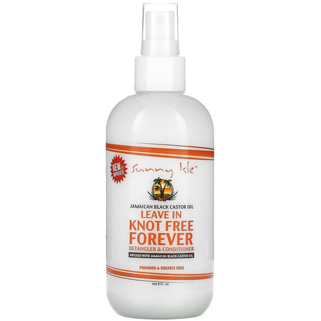 Sunny Isle, Jamaican Black Castor Oil, Leave in Knot Free Forever, 8 fl oz - Supply Center USA