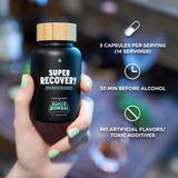 Superbonsai Super Recovery - Natural Ingredients with DHM and Milk Thistle - Supports Liver Aid - GMO Free, Gluten Free, Vegan, Sugar Free - Supply Center USA