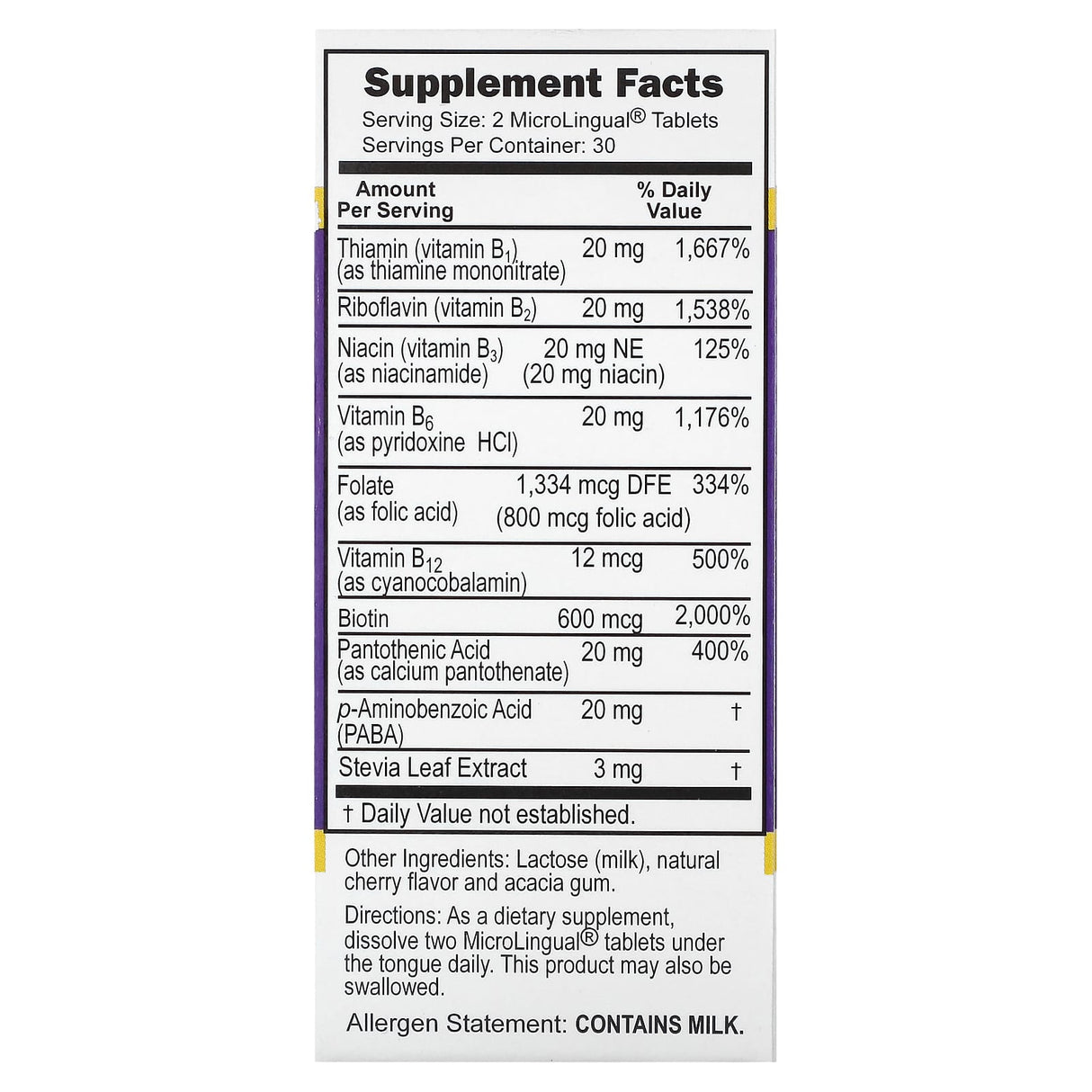 Superior Source, Balance B Complex, 60 MicroLingual Instant Dissolve Tablets - Supply Center USA