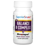 Superior Source, Balance B Complex, 60 MicroLingual Instant Dissolve Tablets - Supply Center USA
