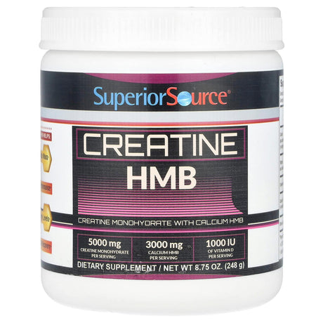 Superior Source, Creatine HMB, 8.75 oz (248 g) - Supply Center USA