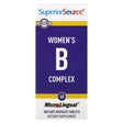 Superior Source, Women's B Complex, 60 MicroLingual Instant Dissolve Tablets - Supply Center USA