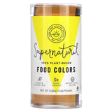 Supernatural Kitchen, 100% Plant-Based Food Colors, 4 Packets, 0.28 oz (2 g) Each - Supply Center USA