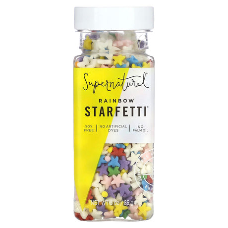 Supernatural Kitchen, Rainbow Starfetti, 3 oz (85 gm) - Supply Center USA