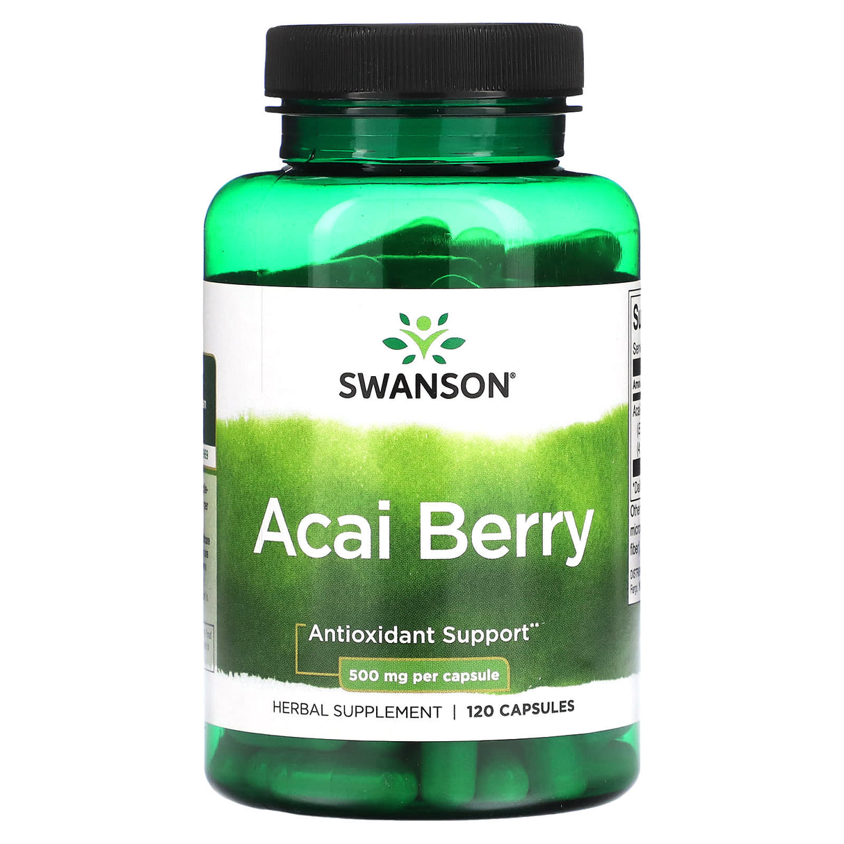 Swanson, Acai Berry, 500 mg , 120 Capsules - Supply Center USA