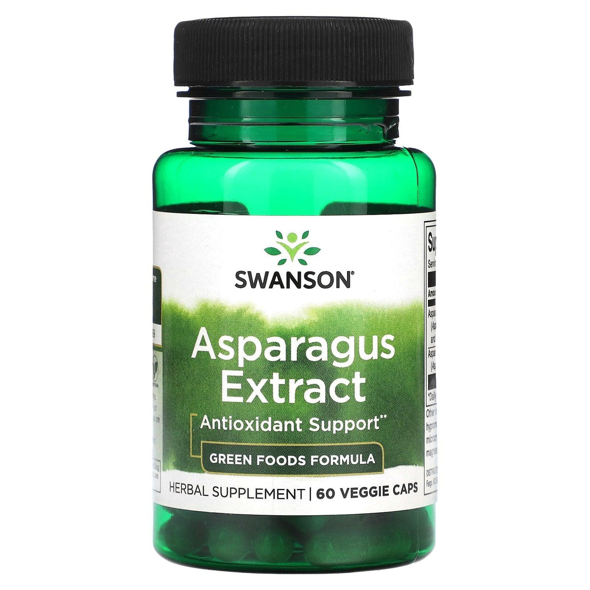 Swanson, Asparagus Extract, 60 Veggie Caps - Supply Center USA