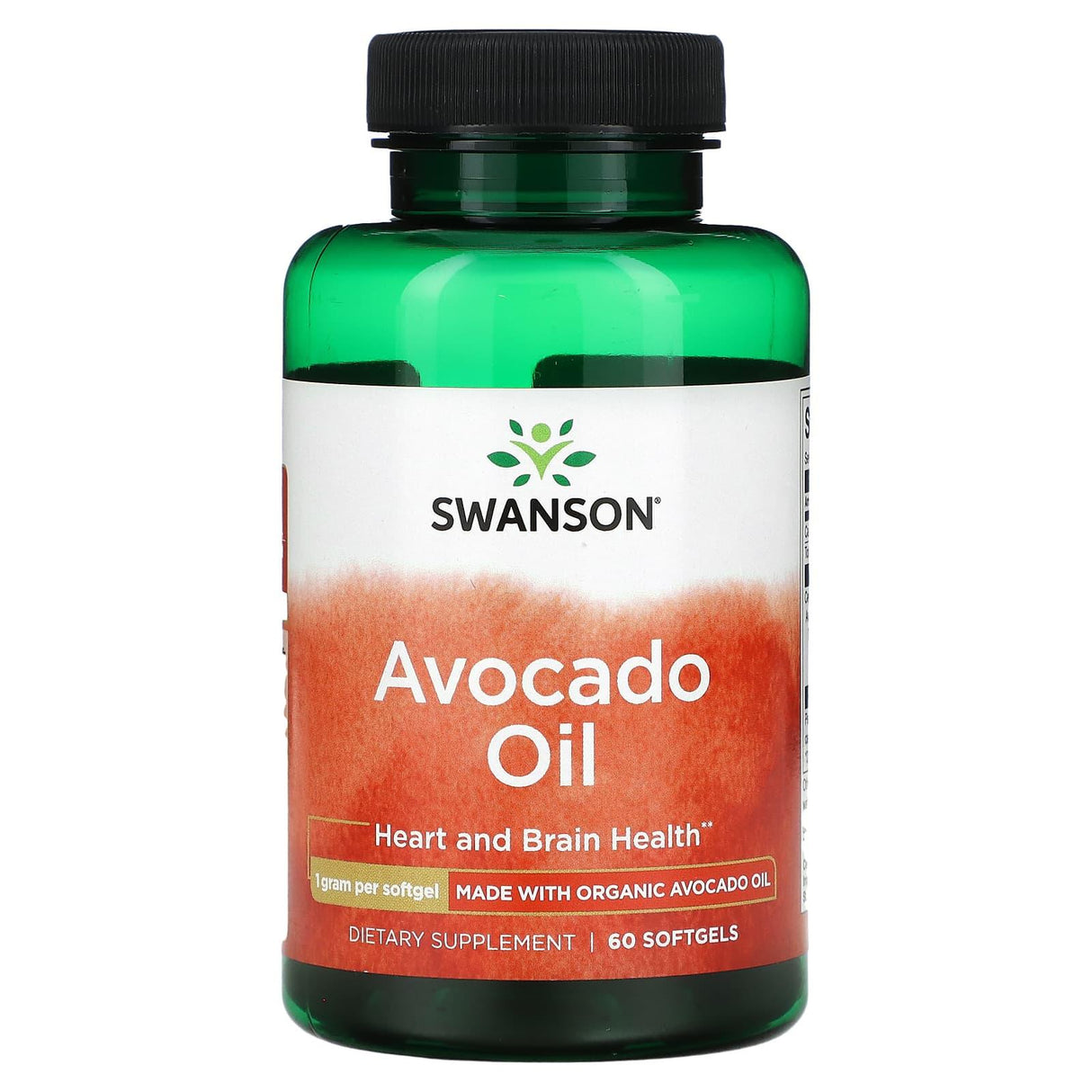 Swanson, Avocado Oil, 1 g, 60 Softgels - Supply Center USA