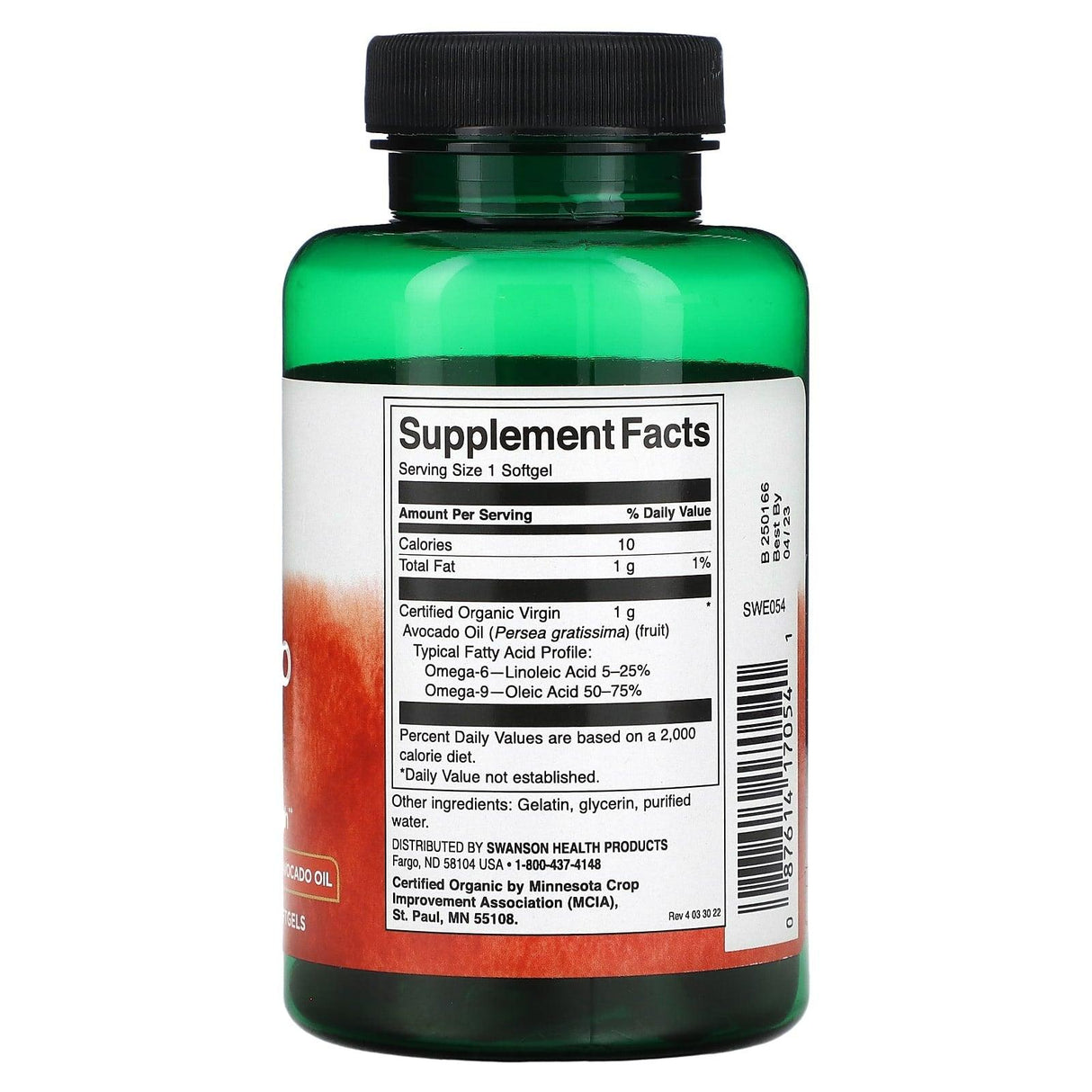 Swanson, Avocado Oil, 1 g, 60 Softgels - Supply Center USA