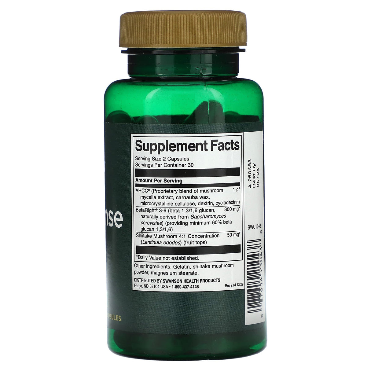 Swanson, BioDefense NK+, 60 Capsules - Supply Center USA