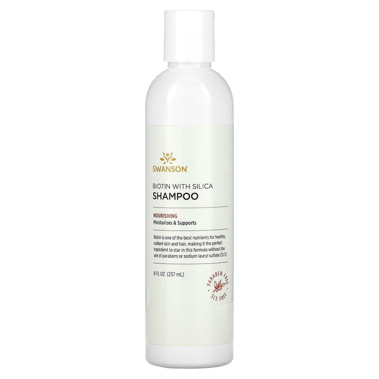 Swanson, Biotin with Silica Shampoo, 8 fl oz (237 ml) - Supply Center USA
