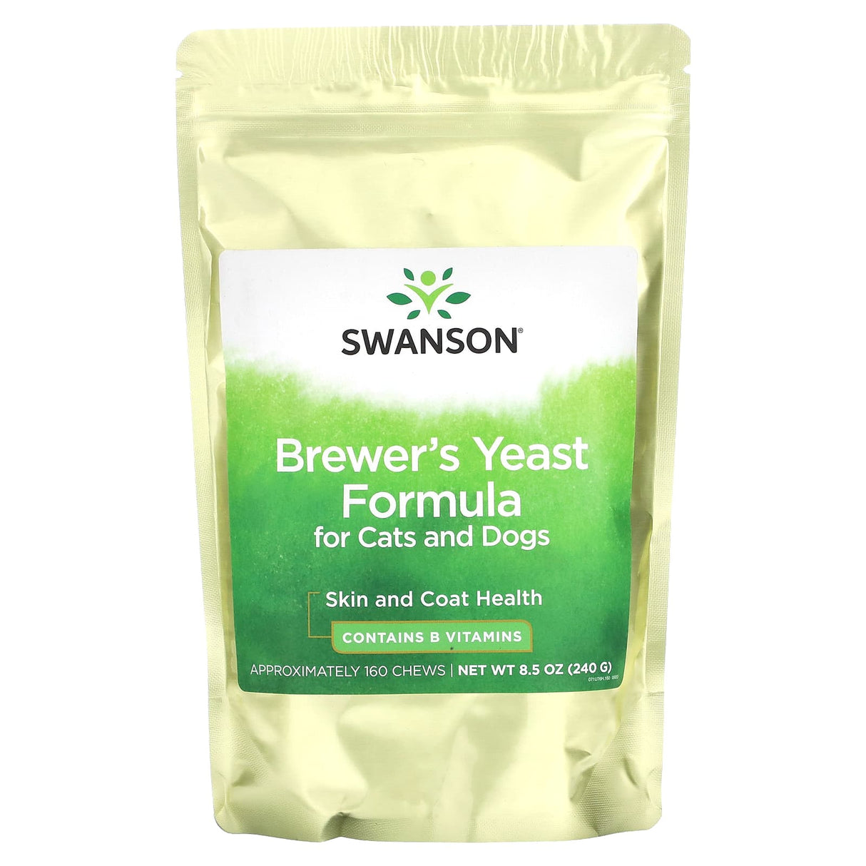 Swanson, Brewer's Yeast Formula For Cats and Dogs, Approximately 160 Chews, 8.5 oz (240 g) - Supply Center USA