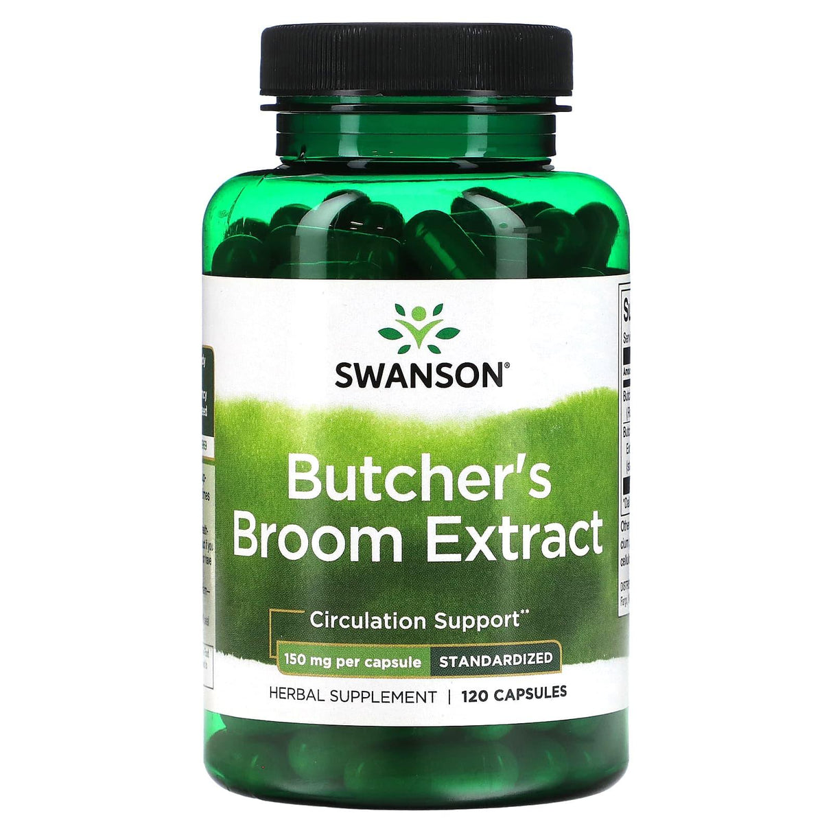 Swanson, Butcher's Broom Extract, 150 mg, 120 Capsules - Supply Center USA