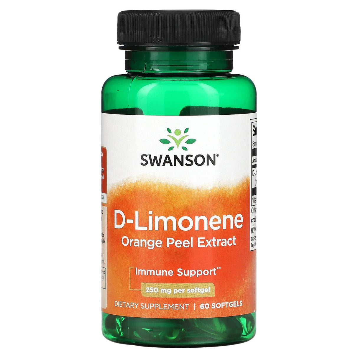 Swanson, D-Limonene, Orange Peel Extract , 250 mg , 60 Softgels - Supply Center USA