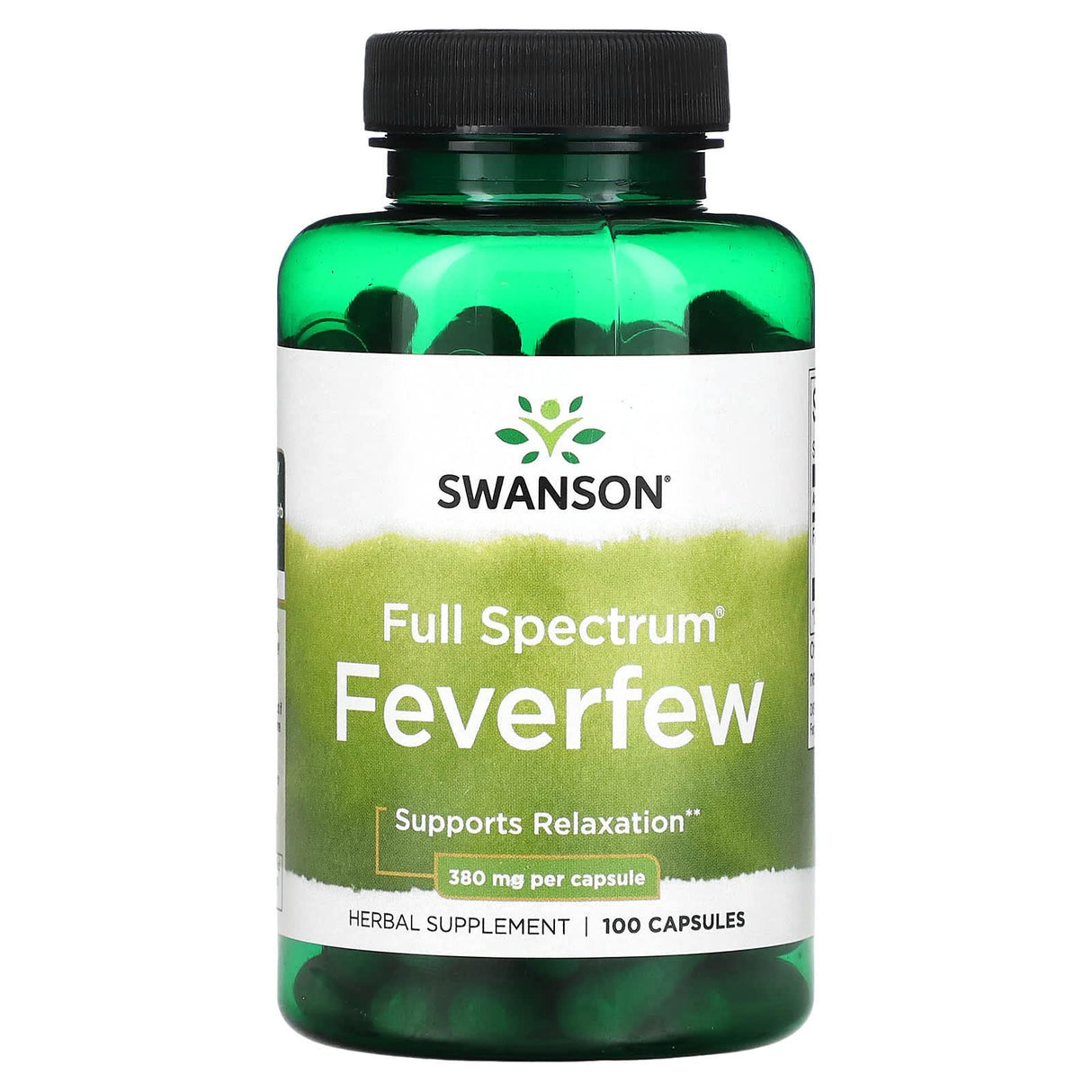 Swanson, Full Spectrum Feverfew, 380 mg, 100 Capsules - Supply Center USA