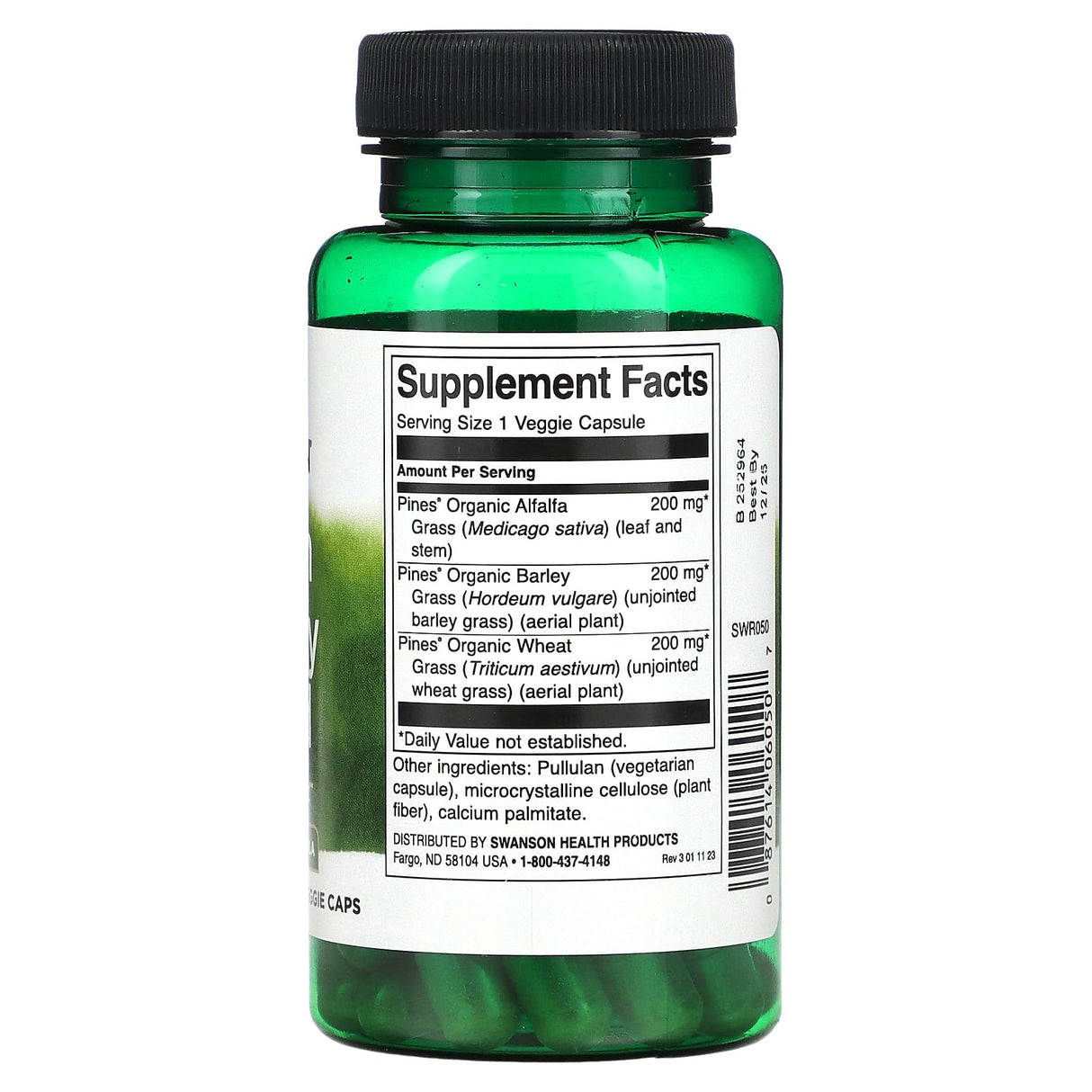 Swanson, Green Energy Blend, 60 Veggie Caps - Supply Center USA