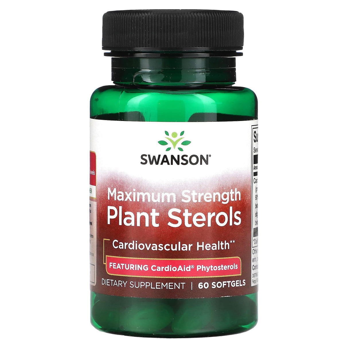 Swanson, Plant Sterols, Maximum Strength, 60 Softgels - Supply Center USA