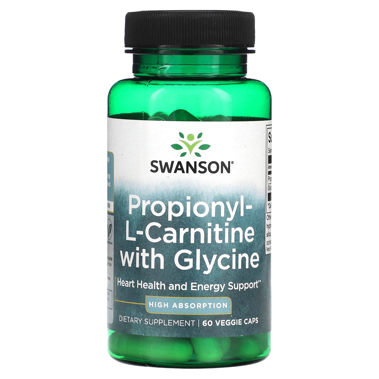 Swanson, Propionyl-L-Carnitine with Glycine, 60 Veggie Caps - Supply Center USA