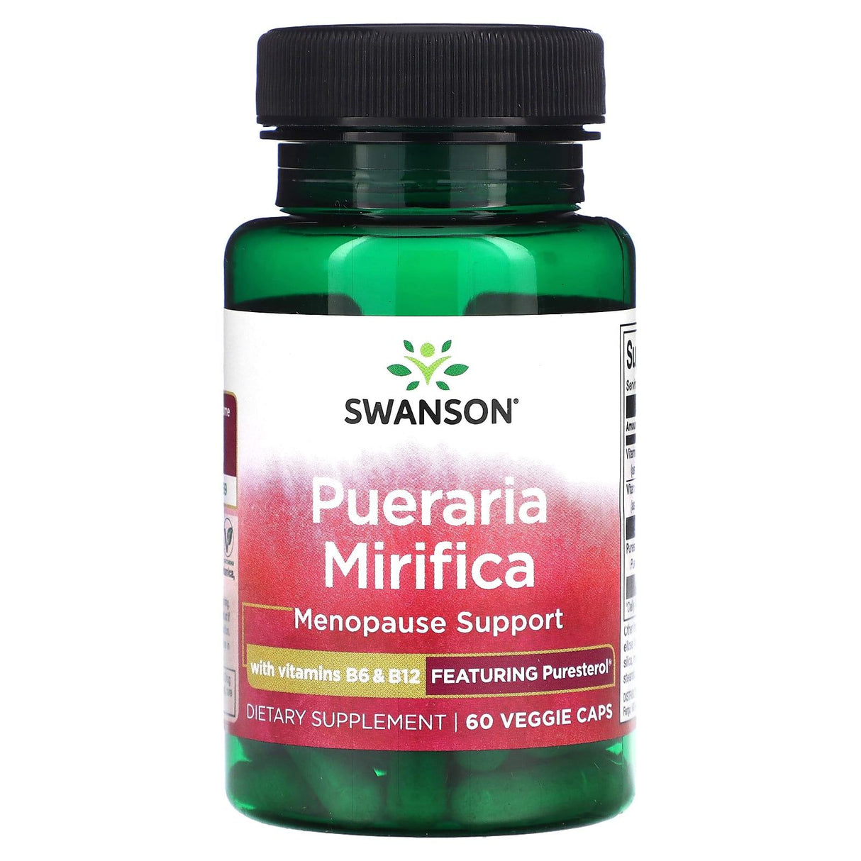 Swanson, Pueraria Mirifica with Vitamins B6 & B12, 60 Veggie Caps - Supply Center USA