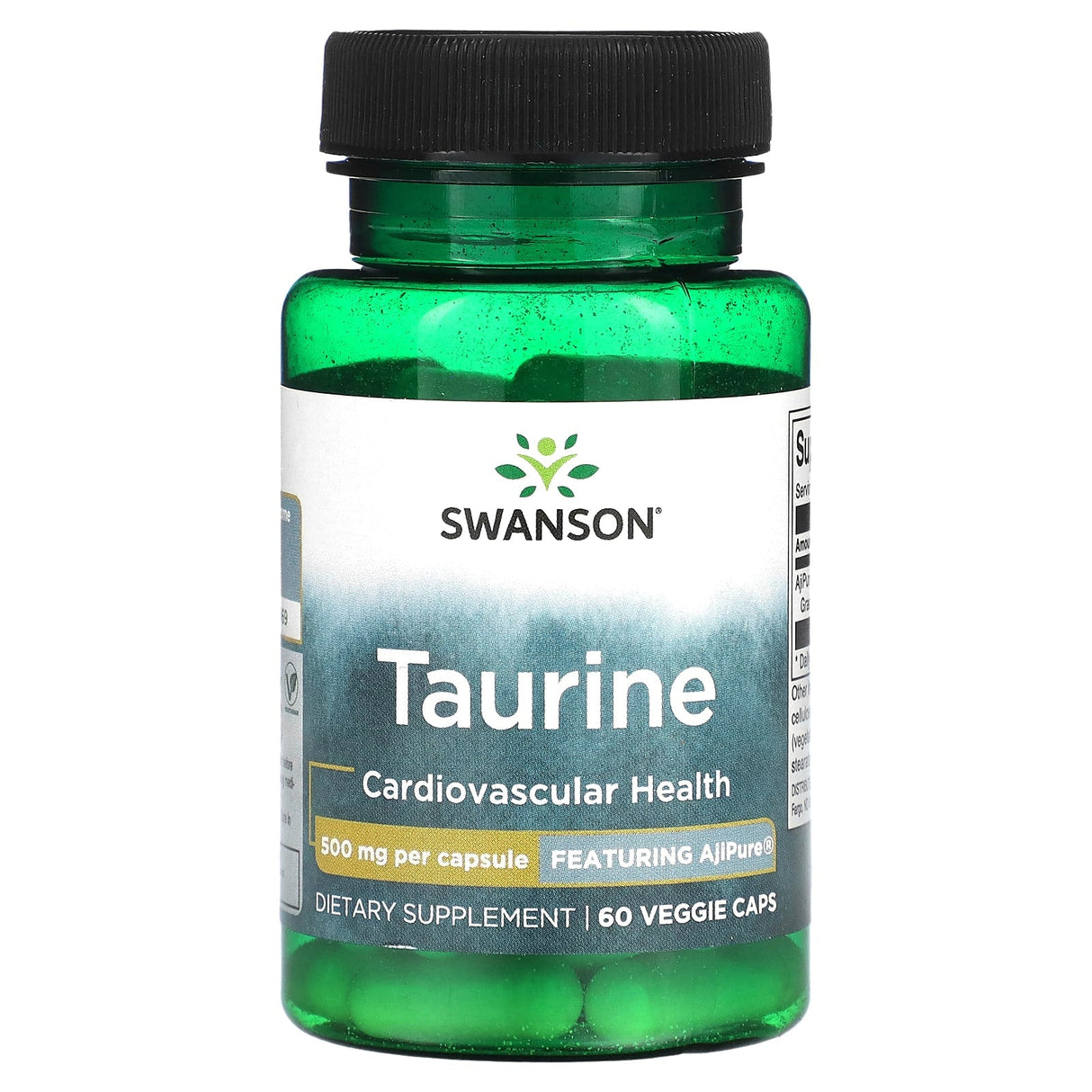 Swanson, Taurine, 500 mg, 60 Veggie Caps - Supply Center USA