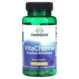 Swanson, VitaCholine Choline Bitartrate, 300 mg, 60 Veggie Capsules - Supply Center USA