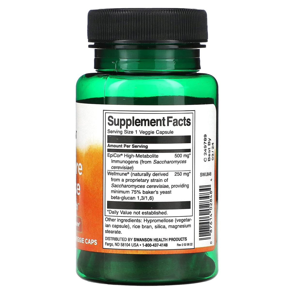 Swanson, WellCore Defense , 30 Veggie Caps - Supply Center USA