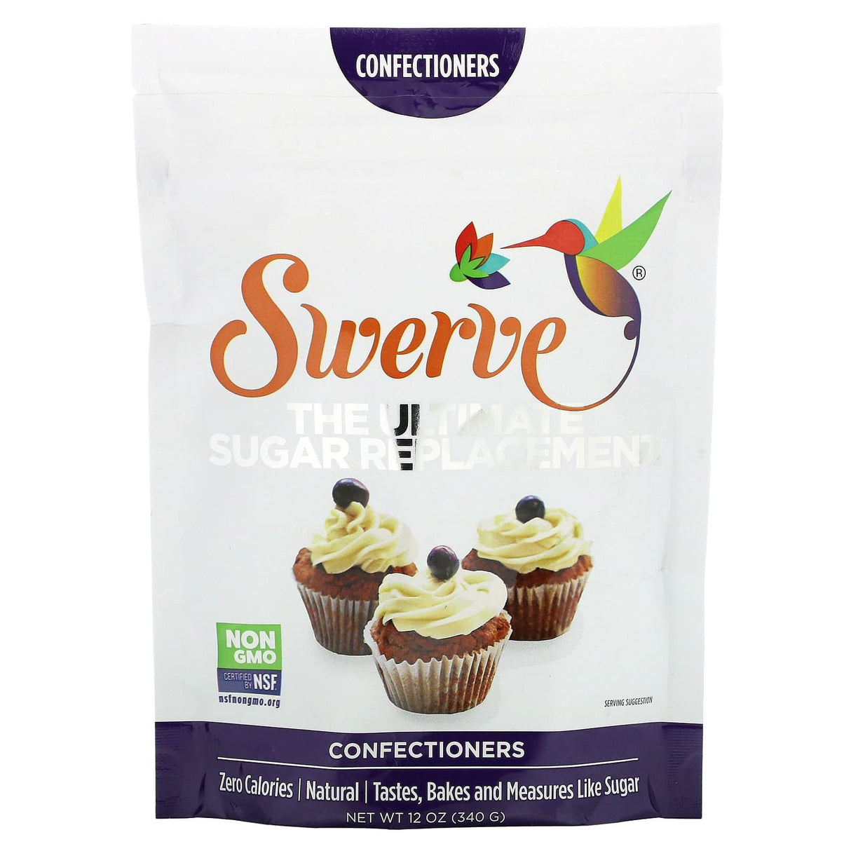 Swerve, The Ultimate Sugar Replacement, Confectioners, 12 oz (340 g) - Supply Center USA