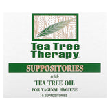 Tea Tree Therapy, Suppositories with Tea Tree Oil for Vaginal Hygiene, 6 Suppositories - Supply Center USA