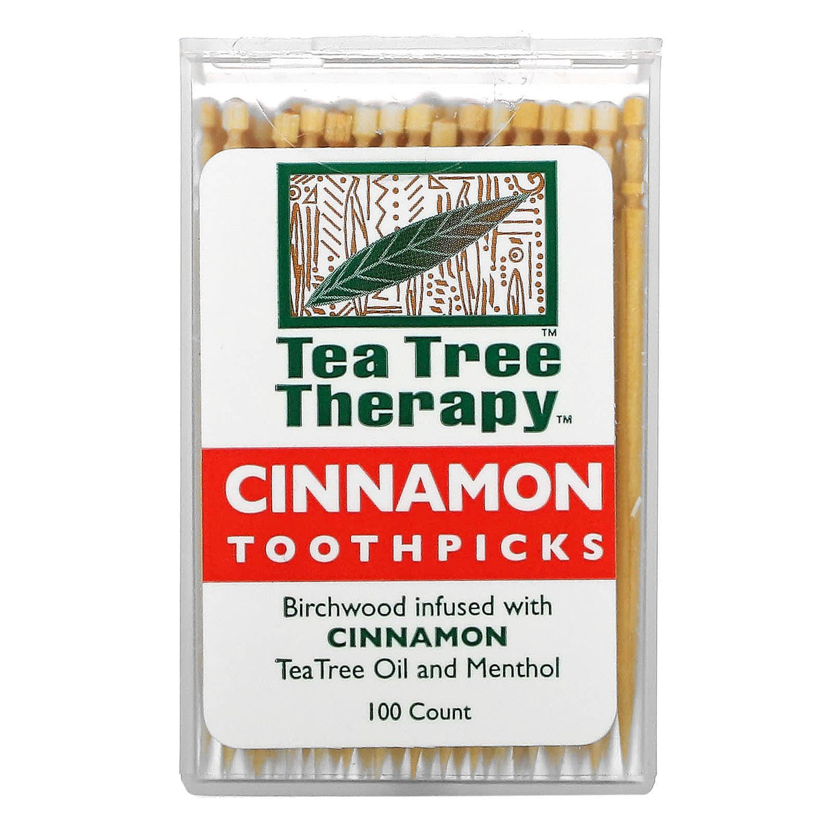 Tea Tree Therapy, Toothpicks, Mint, 100 Count - Supply Center USA