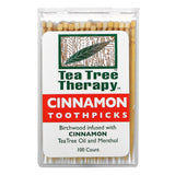 Tea Tree Therapy, Toothpicks, Mint, 100 Count - Supply Center USA