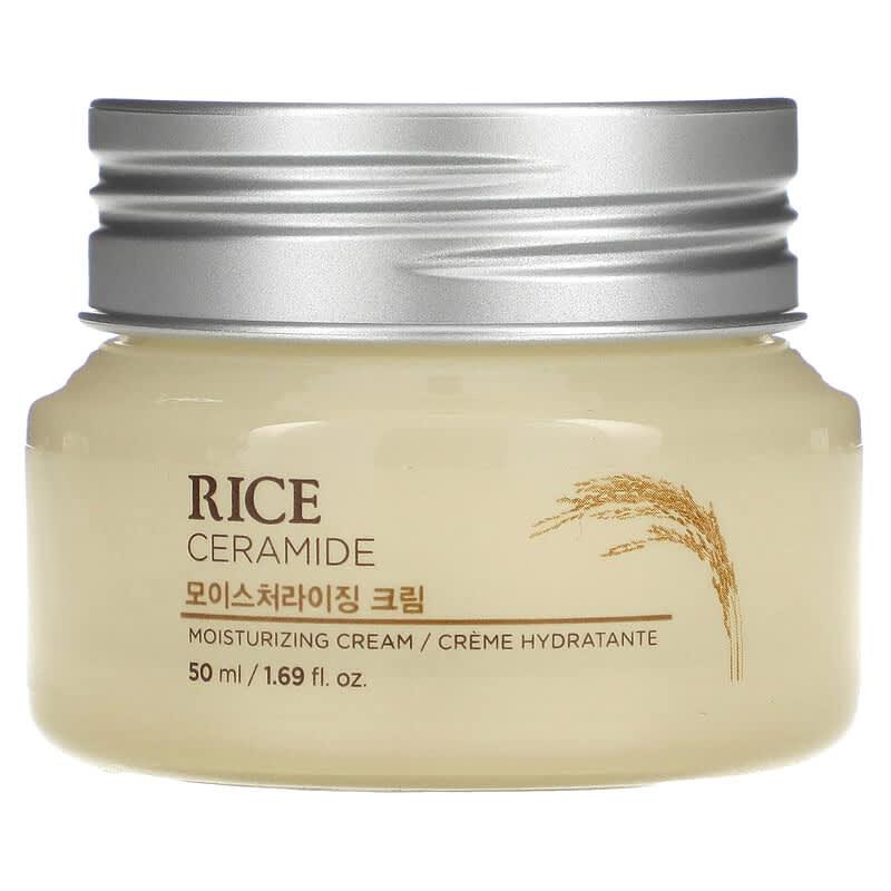 The Face Shop, Rice Ceramide, Moisturizing Cream, 1.69 fl oz (50 ml) - Supply Center USA