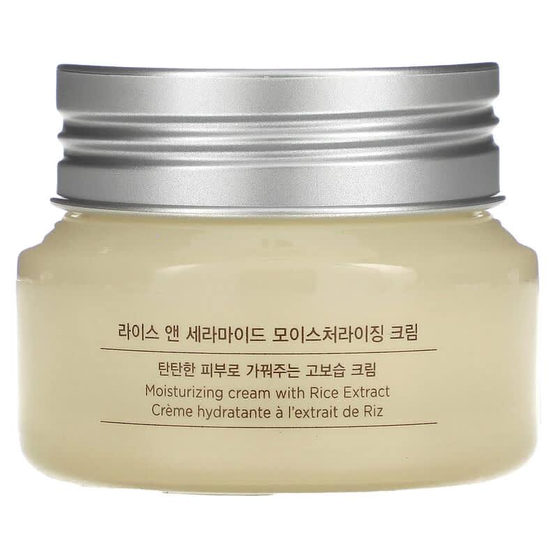 The Face Shop, Rice Ceramide, Moisturizing Cream, 1.69 fl oz (50 ml) - Supply Center USA