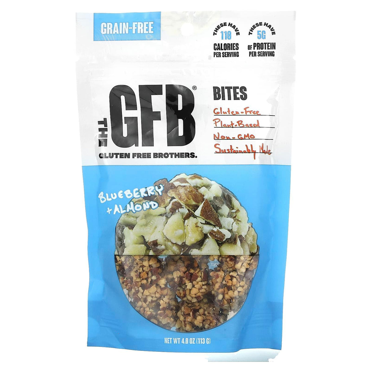 The GFB, Gluten Free Bites, Coconut + Cashew, 4 oz (113 g) - Supply Center USA