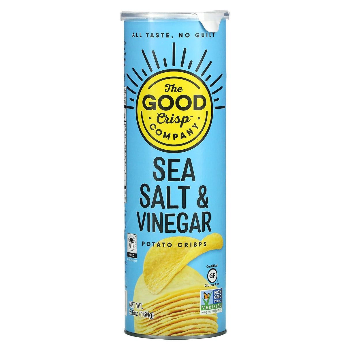 The Good Crisp Company, Potato Crisps, Sea Salt & Vinegar, 5.6 oz (160 g) - Supply Center USA