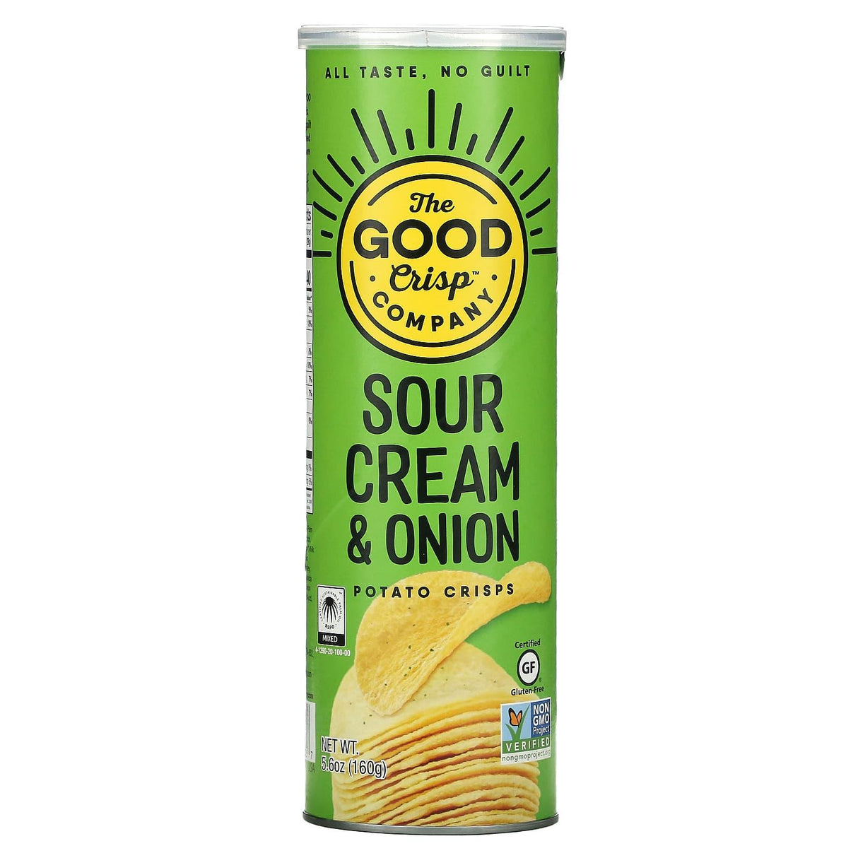 The Good Crisp Company, Potato Crisps, Sea Salt & Vinegar, 5.6 oz (160 g) - Supply Center USA