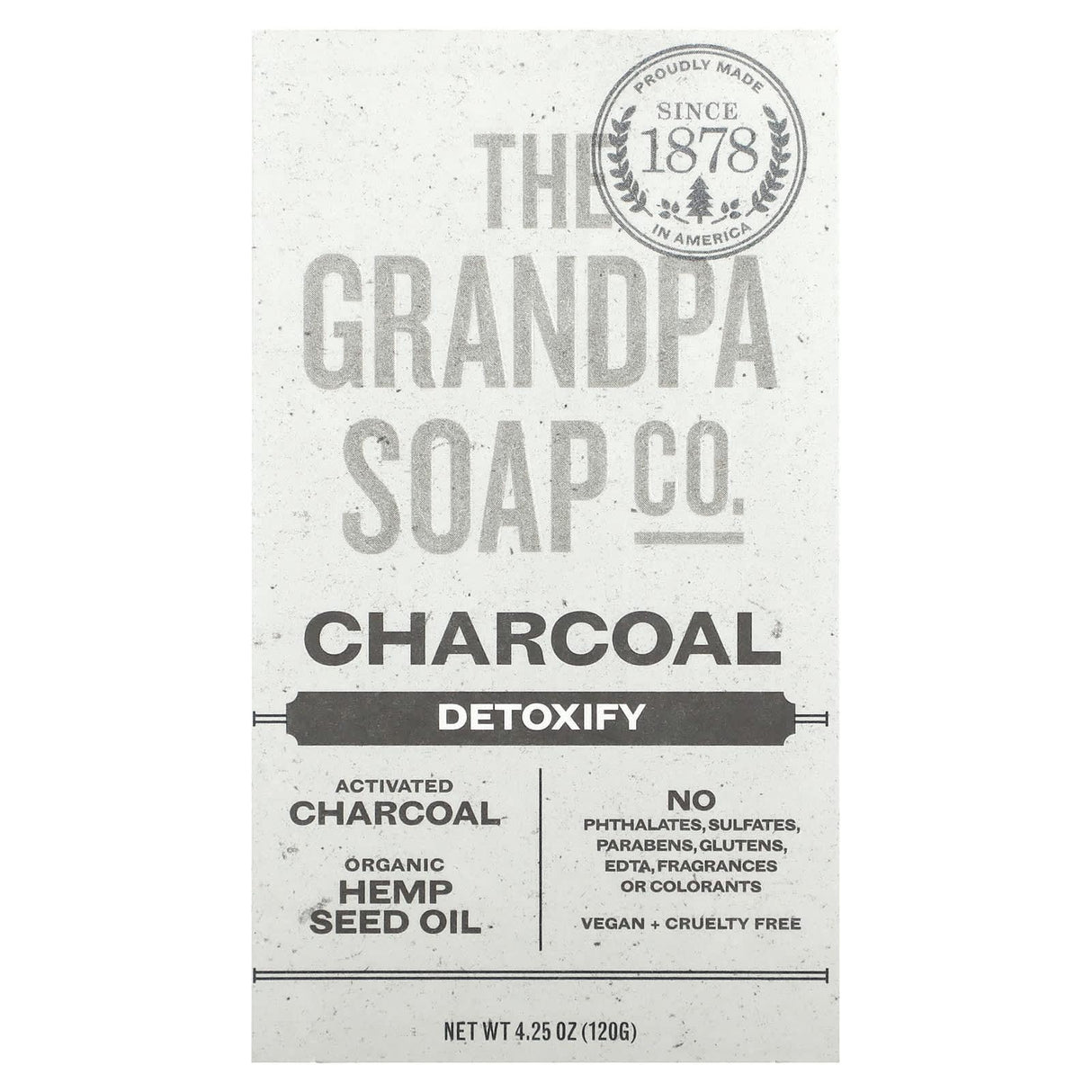 The Grandpa Soap Co., Face & Body Bar Soap, Epsom Salt, 4.25 oz (120 g) - Supply Center USA
