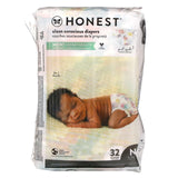 The Honest Company, Honest Diapers, Newborn, Less Than 10 Pounds, Rose Blossom, 32 Diapers - Supply Center USA