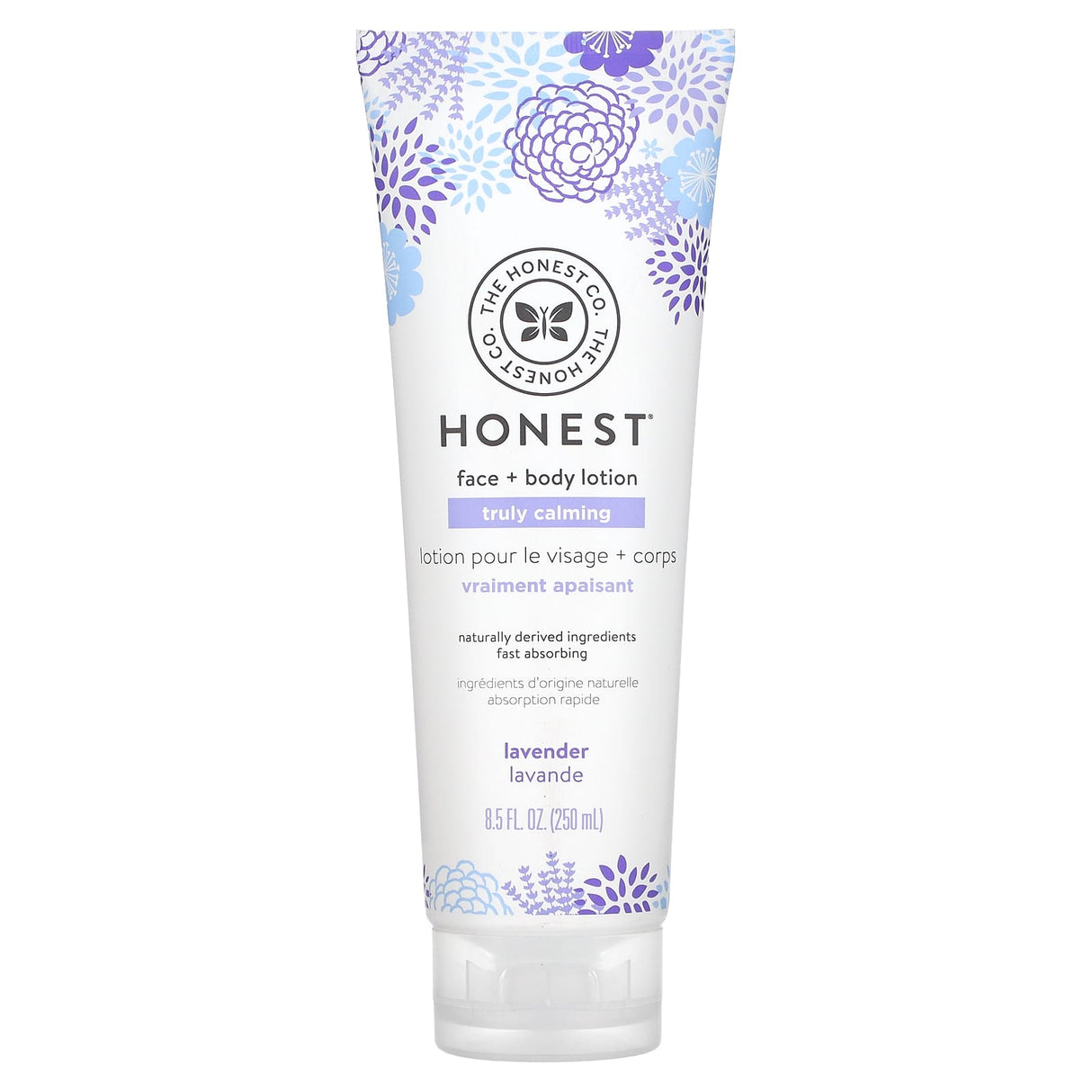 The Honest Company, Truly Calming Face + Body Lotion, Lavender, 8.5 fl oz (250 ml) - Supply Center USA