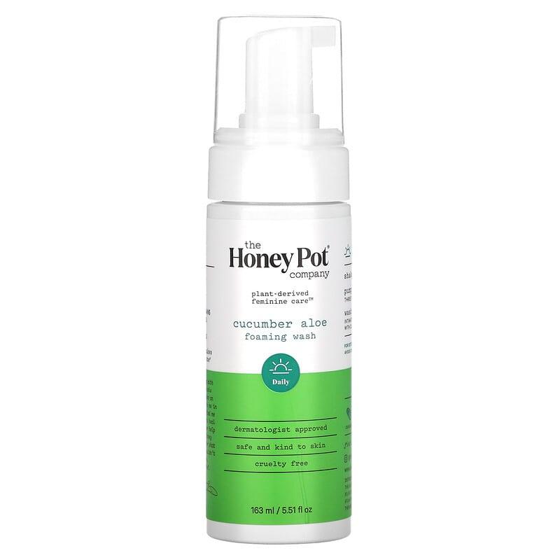 The Honey Pot Company, Foaming Wash, Cucumber Aloe, 5.51 fl oz (163 ml) - Supply Center USA