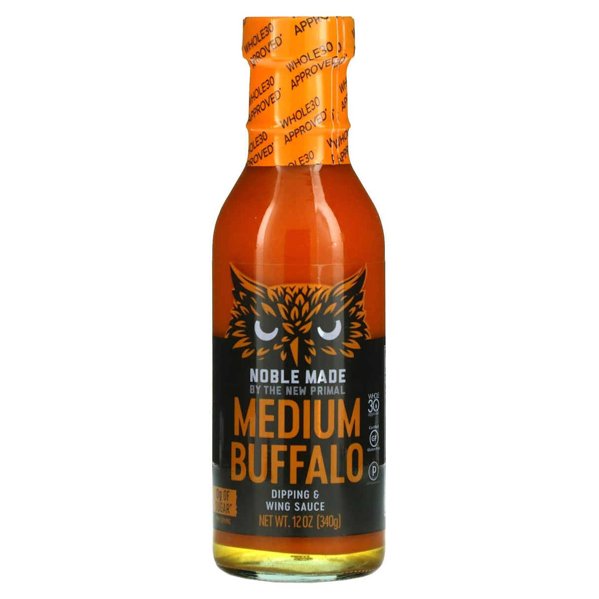 The New Primal, Dipping & Wing Sauce, Medium Buffalo, 12 oz (340 g) - Supply Center USA