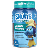 The Smurfs, Kids Gummy, Calm & Relaxed, Ages 3+, Smurf Berry, 80 Gummies - Supply Center USA