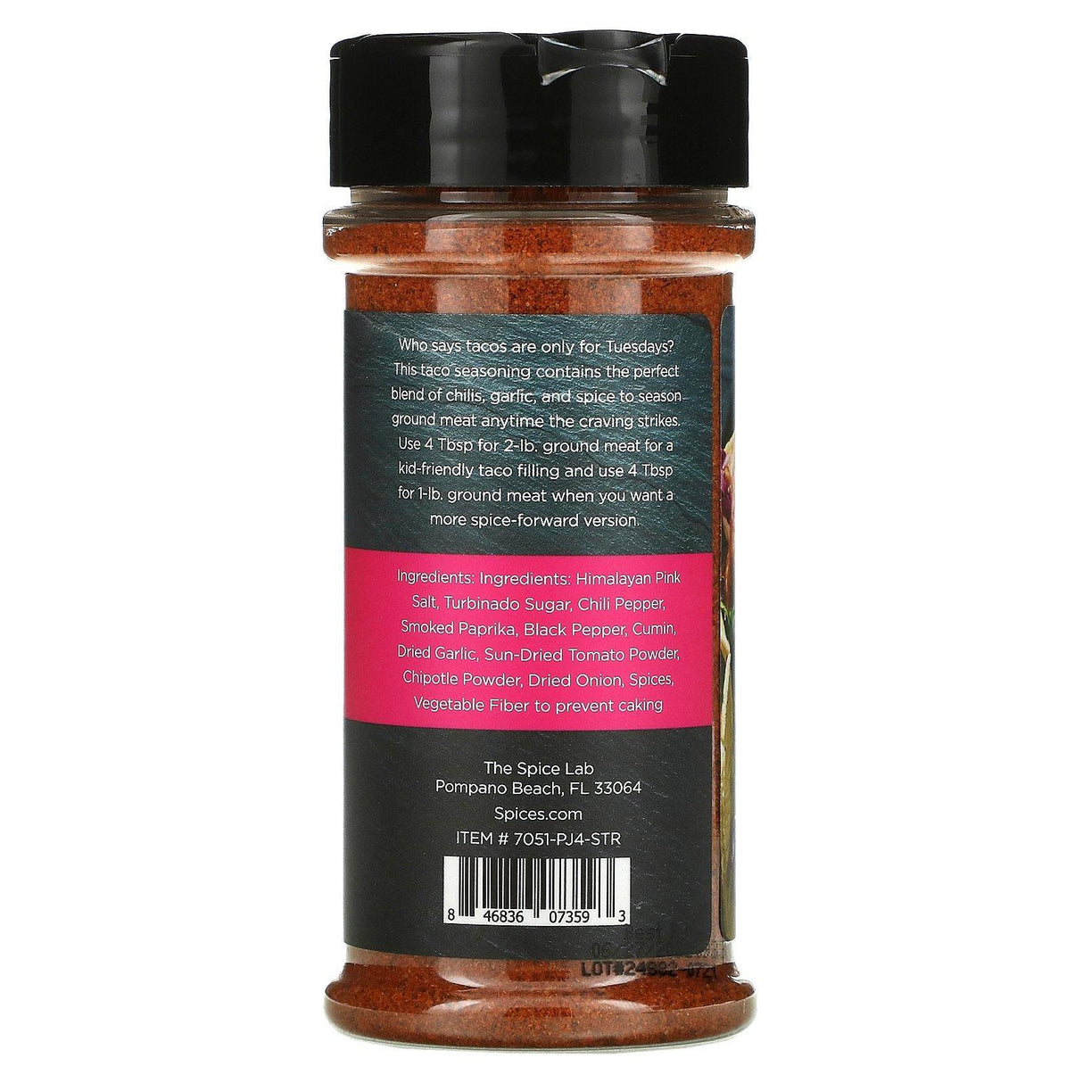 The Spice Lab, All-Natural Taco Seasoning, 5 oz (141 g) - Supply Center USA