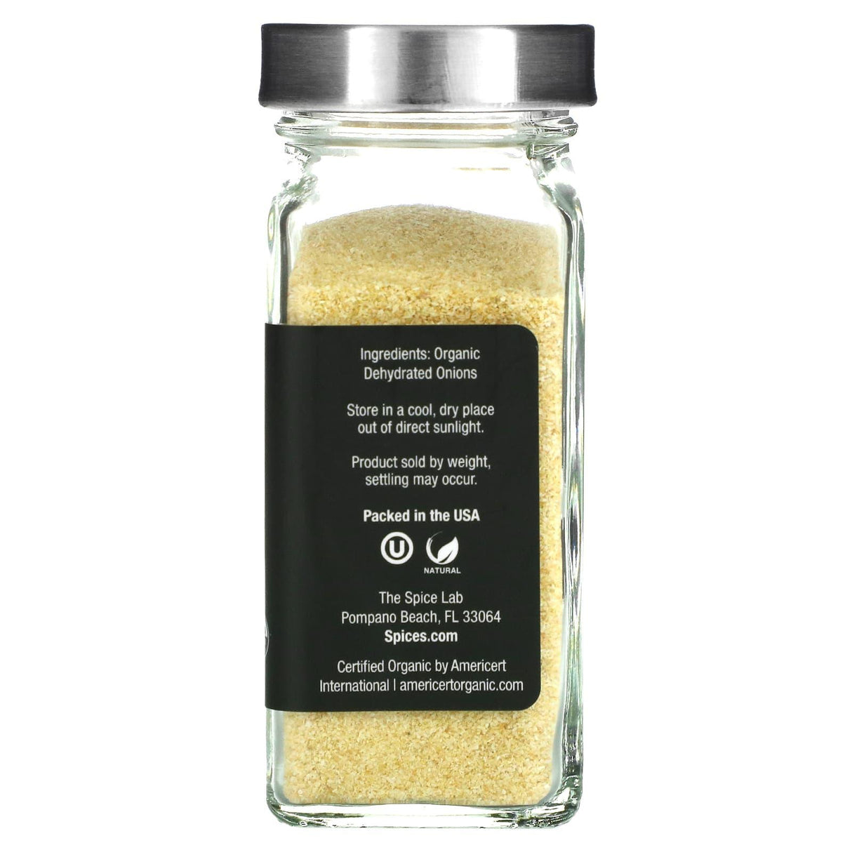 The Spice Lab, Organic Granulated Onion, 2.3 oz (65 g) - Supply Center USA