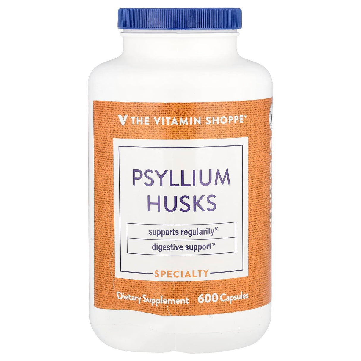 The Vitamin Shoppe, Psyllium Husks, 600 Capsules - Supply Center USA