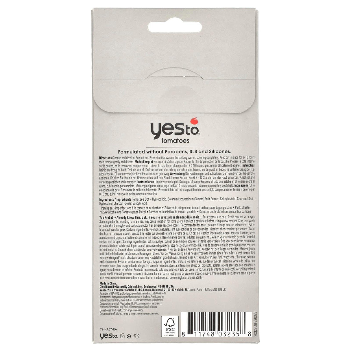 Yes To, Zit Zapping Dots, Tomatoes, 24 Zit Zapping Dots - Supply Center USA